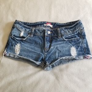 Forever 21 H81 Distressed Cutoff Shorts Sz 25
